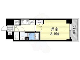 大阪府大阪市福島区鷺洲５丁目3番6号（賃貸マンション1K・9階・25.40㎡） その2