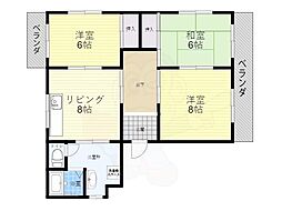 間取図画像 3LDK