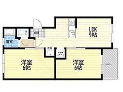 下新庄コーポC棟 4階