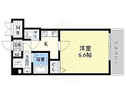 Sレジデンス新大阪リデンテ 1Kの間取図画像