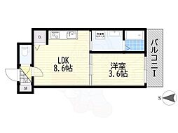 グリッター上新庄 3階