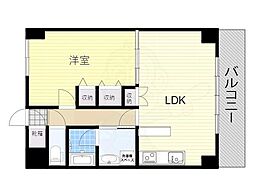 ガーデンレジデンス田川 1LDKの間取図画像