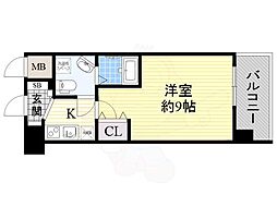 CASSIAJUSO 1Kの間取図画像