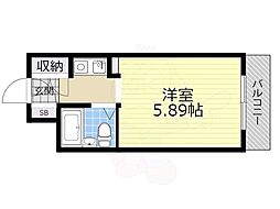 ハイツシグマ ワンルームの間取図画像