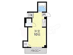シャルム十三 ワンルームの間取図画像