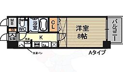 エステムコート新大阪6エキスプレイス 1Kの間取図画像