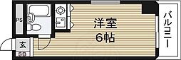 ラ・セレッソ ワンルームの間取図画像