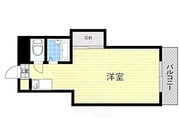 ハイツ上新小松 ワンルームの間取図画像