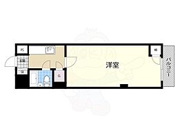 チサンマンション第7新大阪 1Kの間取図画像