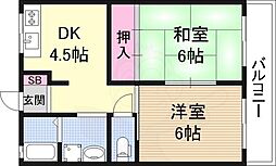 上田マンション 4階/-
