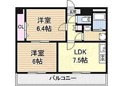 パレス東洋小松館 5階