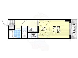 ヴェローノ新大阪南 1Kの間取図画像