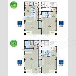 サムティフェイム新大阪2号館 1LDKの間取図画像