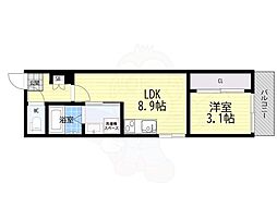 サンメイプル上新庄 1階