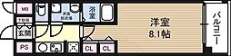 アドバンス新大阪5 1Kの間取図画像