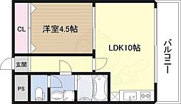 エクセレント上新 淀川コーポ 5階/-