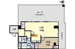 フローラルセントランド 1LDKの間取図画像