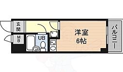 ライオンズマンション新大阪第3 ワンルームの間取図画像