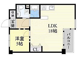 第1ロイヤルハイツ中尾 5階