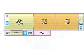 千躰丸美ビル  ｜ 大阪府大阪市住吉区千躰２丁目5番8号（賃貸マンション2DK・3階・36.00㎡） その2