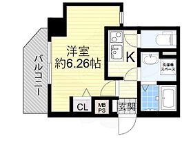 K-FRONT  ｜ 大阪府大阪市西成区岸里東２丁目10番12号（賃貸マンション1K・5階・21.69㎡） その2