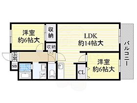 おりおのサニーハイツ  ｜ 大阪府大阪市住吉区遠里小野２丁目4番20号（賃貸マンション2LDK・3階・57.24㎡） その2