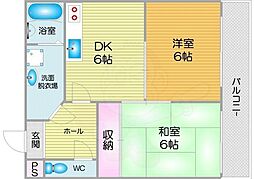 エレガントライフ岸里 4階