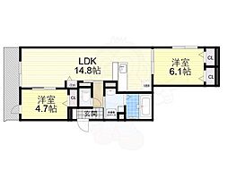 ロイジェント住之江公園 1階/-