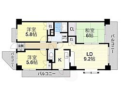 deuxローズレイアB棟 2階