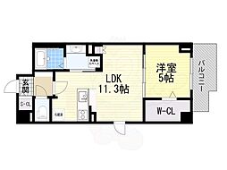 メゾンドール天下茶屋1 4階/-