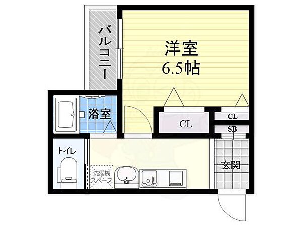 兵庫県尼崎市東本町４丁目(賃貸アパート1K・2階・22.55㎡)の写真 その2