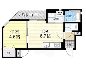 ピレーネ東本町  ｜ 兵庫県尼崎市東本町４丁目（賃貸アパート1DK・2階・28.80㎡） その2