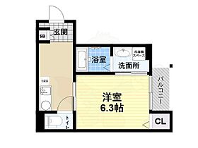 Mirage武庫川  ｜ 兵庫県尼崎市大庄中通３丁目（賃貸アパート1K・2階・25.84㎡） その2