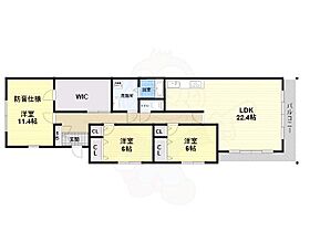 ファミールカシマ1  ｜ 兵庫県尼崎市西難波町５丁目（賃貸マンション3SLDK・3階・115.00㎡） その2