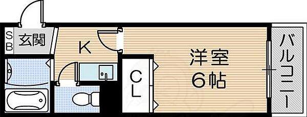 西邦ビル ｜兵庫県尼崎市神田北通３丁目(賃貸マンション1K・5階・19.30㎡)の写真 その2