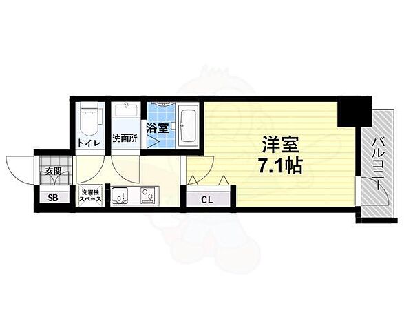 フレシール昭和通 809｜兵庫県尼崎市昭和通５丁目(賃貸マンション1K・8階・23.77㎡)の写真 その2