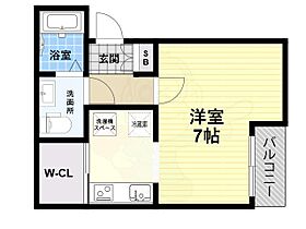 CASA武庫川2  ｜ 兵庫県尼崎市大庄西町１丁目（賃貸アパート1K・1階・23.42㎡） その2