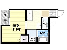 チェリーブロッサム  ｜ 兵庫県尼崎市七松町３丁目（賃貸アパート1R・3階・24.75㎡） その2