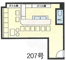 レインボープラザ志ビル21の間取図画像