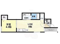 Faseciacosy 1LDKの間取図画像