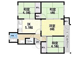 東難波住宅 4階