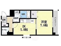 サニーコート明和 1DKの間取図画像