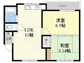 長洲ホワイトパレス1号館  ｜ 兵庫県尼崎市西長洲町２丁目（賃貸マンション2LDK・4階・48.00㎡） その2