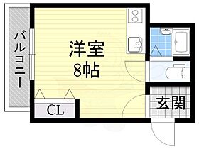 大阪府堺市堺区中安井町１丁3番22号（賃貸マンション1R・2階・23.00㎡） その2