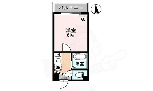 大阪府堺市北区中長尾町３丁(賃貸マンション1K・3階・19.50㎡)の写真 その2