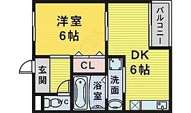 アメニティ昭南  ｜ 大阪府堺市堺区三国ヶ丘御幸通（賃貸マンション1DK・2階・28.89㎡） その2