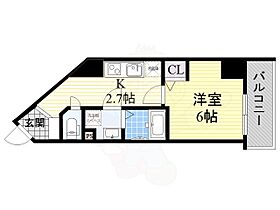 大阪府堺市北区北花田町３丁（賃貸マンション1K・5階・26.83㎡） その2