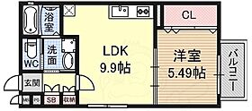 アレグリア鳳ノース  ｜ 大阪府堺市西区鳳北町３丁92番4号（賃貸アパート1LDK・3階・37.00㎡） その2