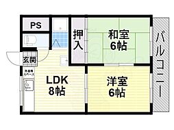 岡田ビル 2階/-