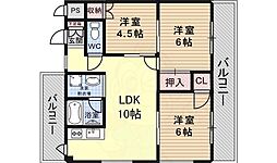 百舌鳥スクエアハイツ 2階